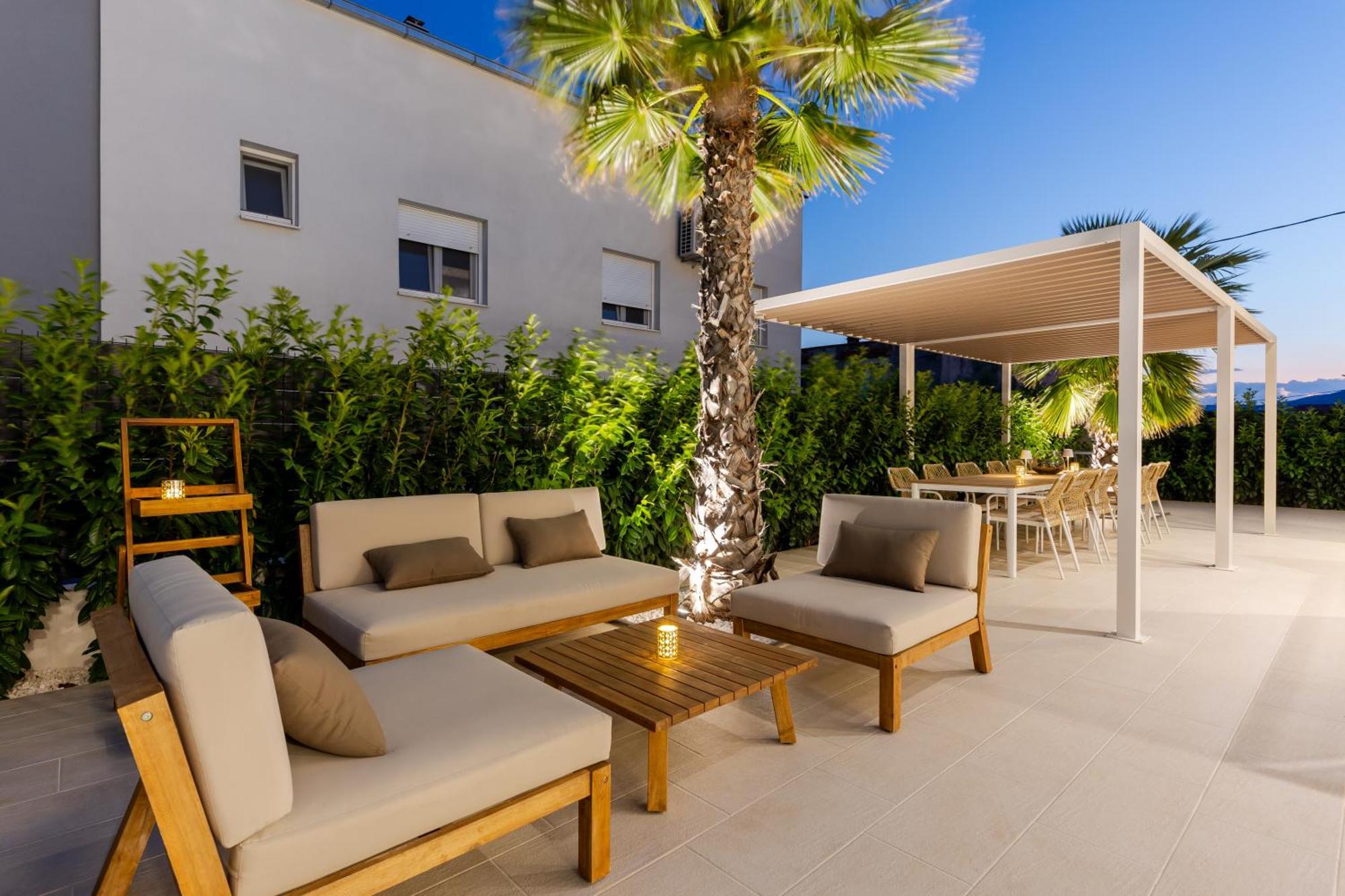 Luxury Villa My Wish With Pool Kastel Stari Bagian luar foto